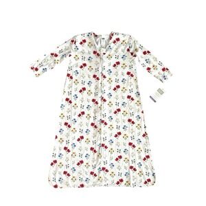 Hudson Baby Long Sleeve Cotton Jersey Sleeping Bag Wildflowers 18-24 Months
